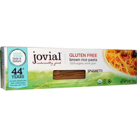 Jovial, Brown Rice Pasta, Spaghetti, 12 oz (340 g)