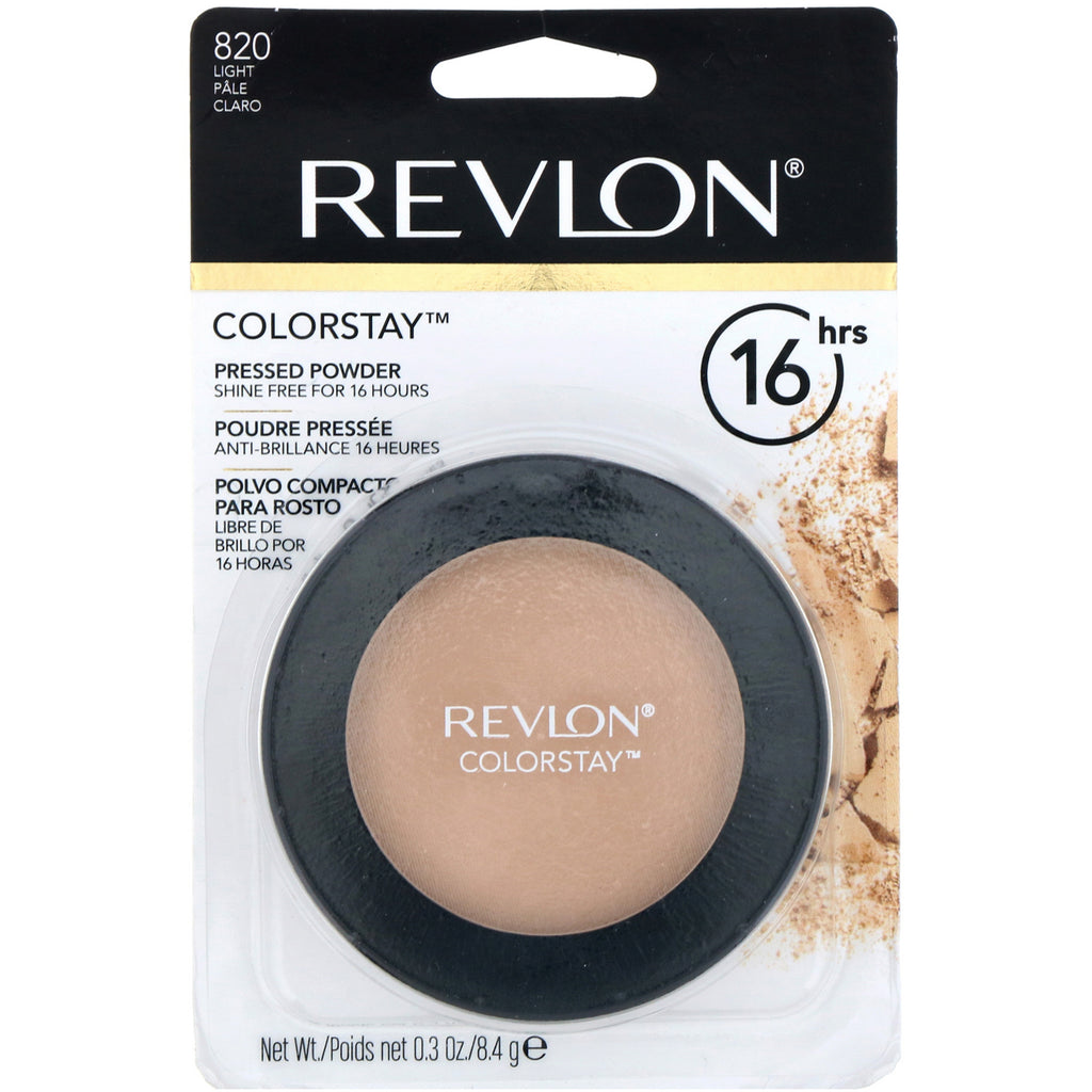 Revlon, Colorstay, Pressed Powder, 820 Light, 0.3 oz (8.4 g)