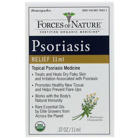 Forces of Nature, Psoriasis Relief, 0.37 oz (11 ml)