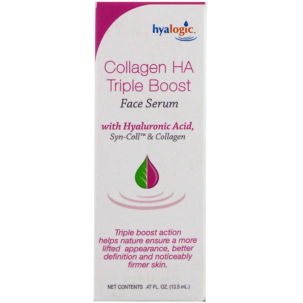 Hyalogic, Collagen HA Triple Boost Face Serum, .47 fl oz (13.5 ml)