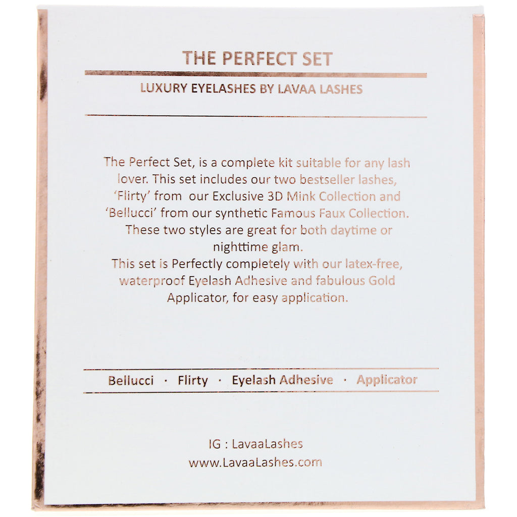 Lavaa Lashes, The Perfect Set, 1 Set