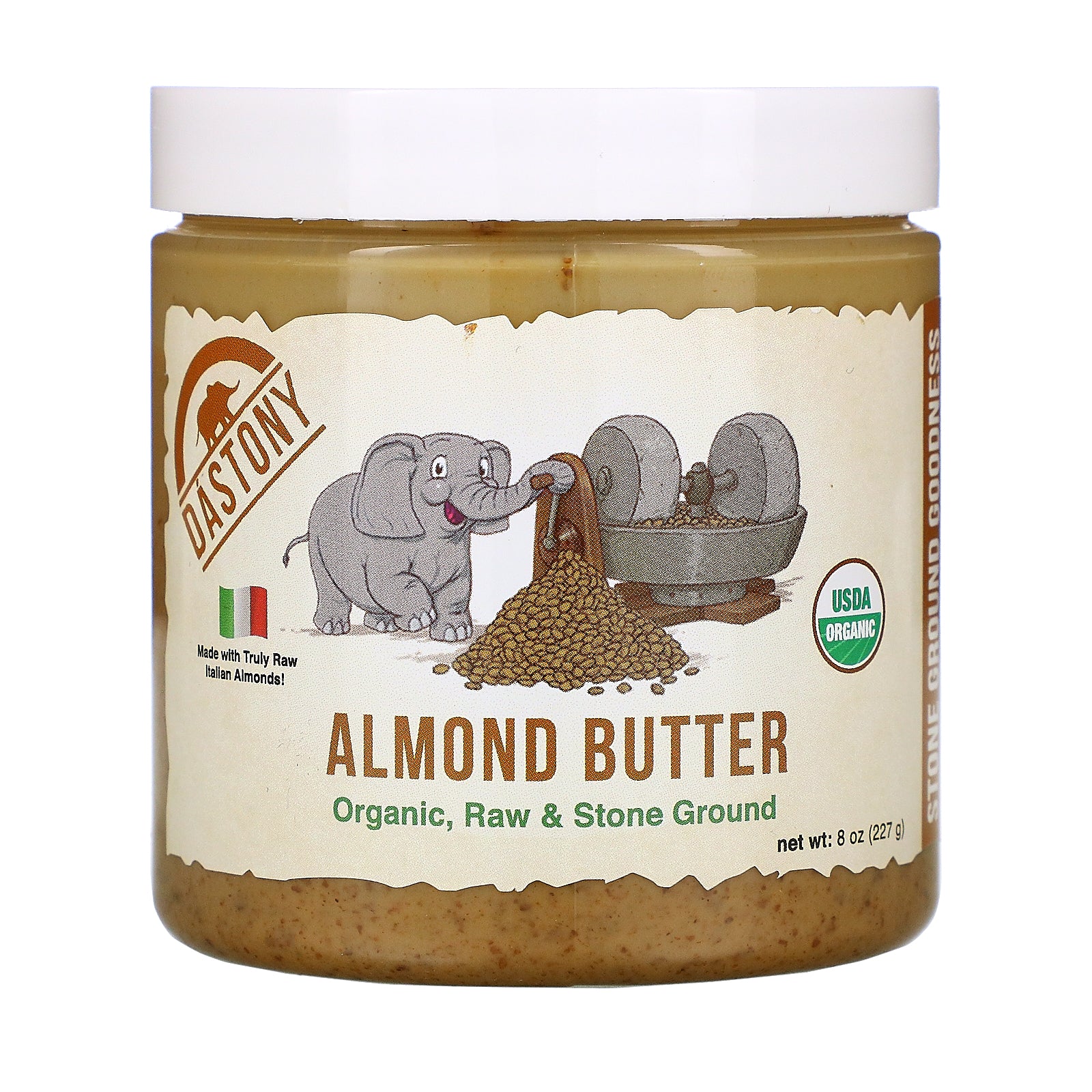 Dastony, Organic Almond Butter, 8 oz (227 g)