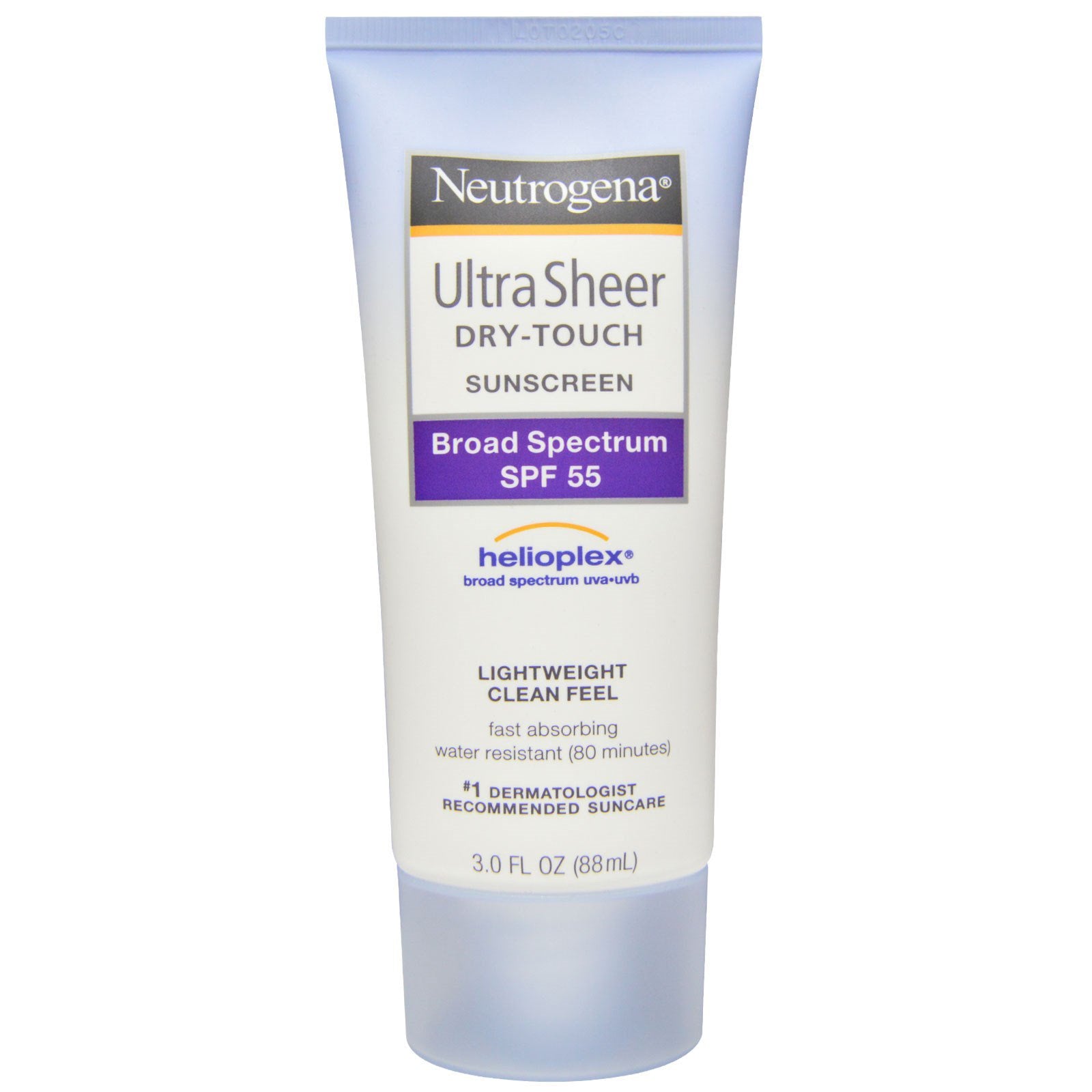 Neutrogena, Ultra Sheer Dry Touch Sunscreen, SPF 55, 3.0 fl oz (88 ml)