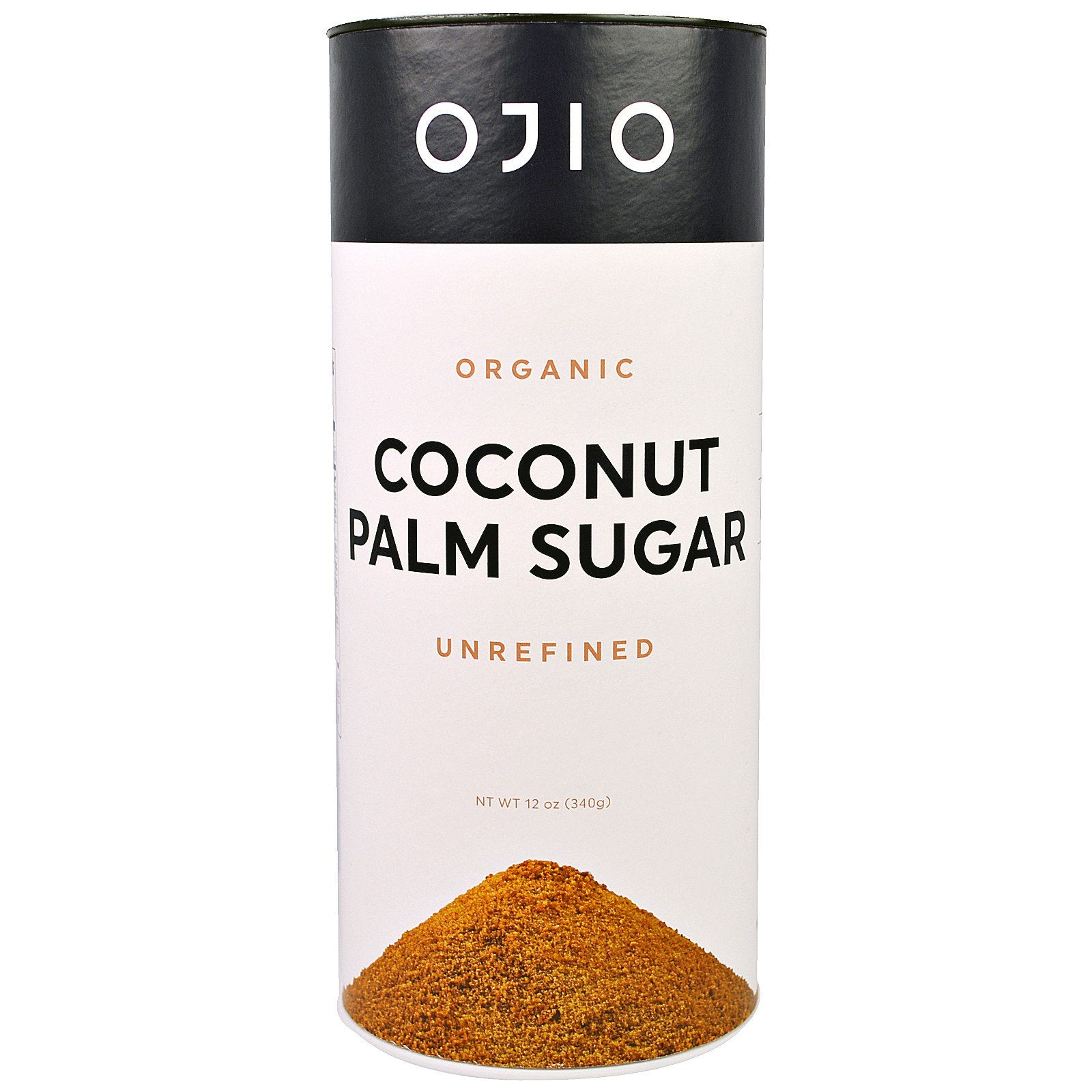 Ojio, Organic Coconut Palm Sugar, Unrefined, 12 oz (340 g)