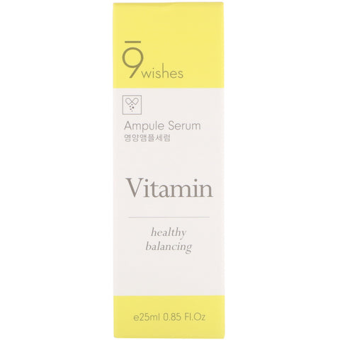 9Wishes, Ampule Serum, Vitamin, 0.85 fl oz (25 ml)