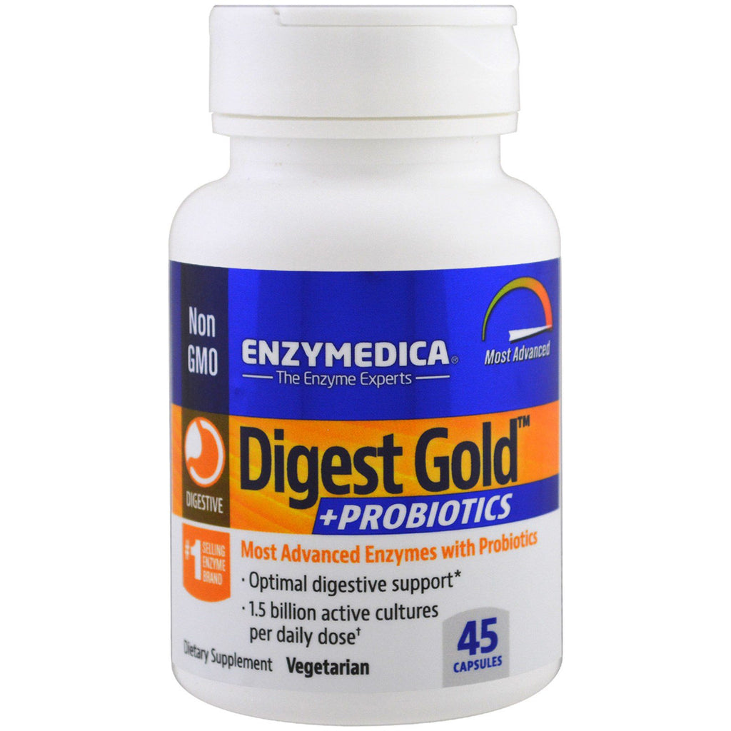 Enzymedica, Digest Gold + Probiotics , 45 Capsules