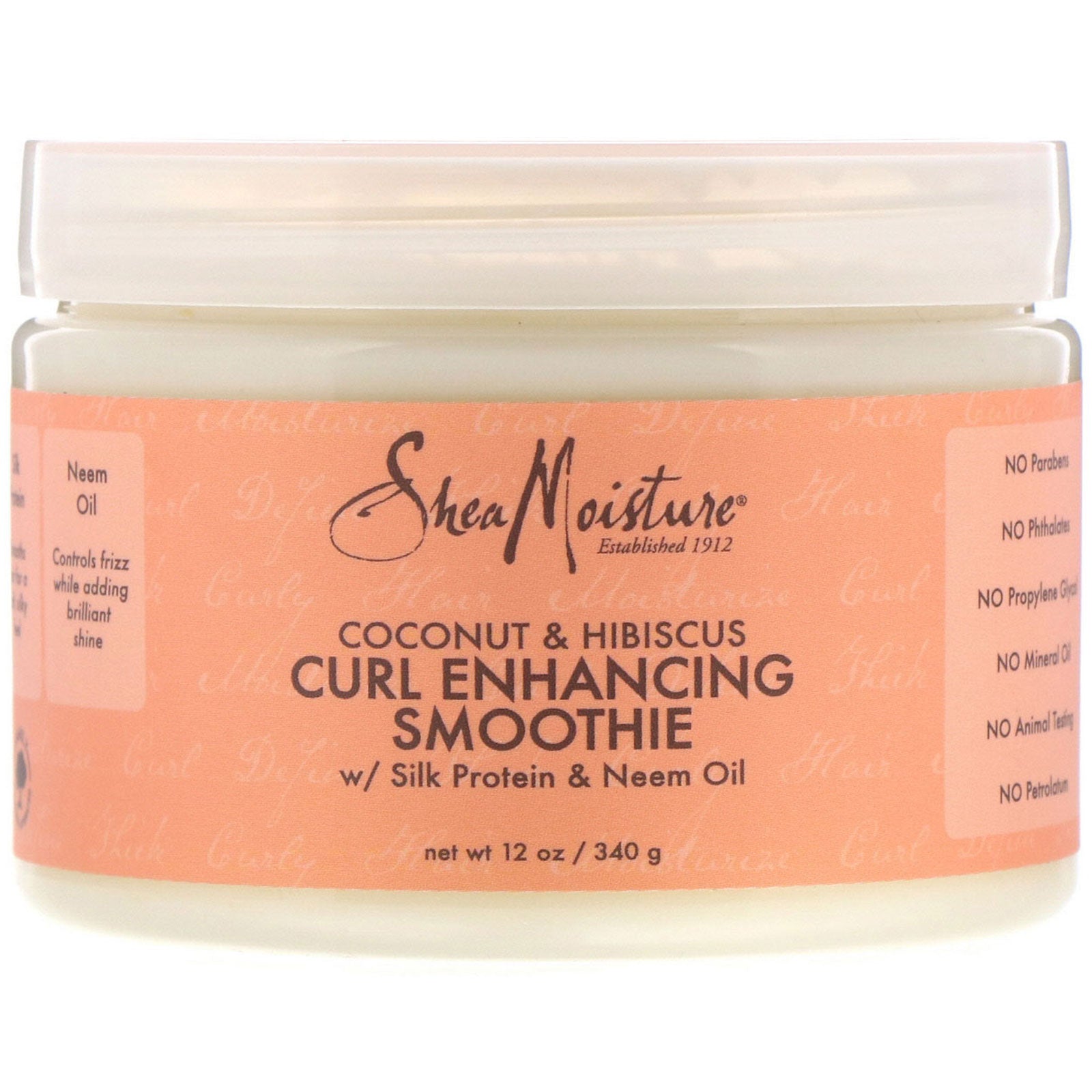 SheaMoisture, Curl Enhancing Smoothie, Coconut & Hibiscus, 12 oz (340 g)