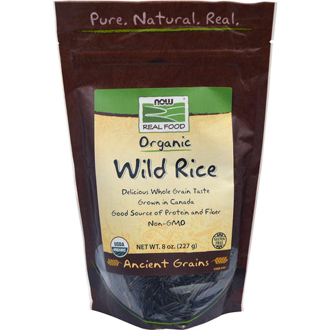 Now Foods, Real Food, Organic, Wild Rice, 8 oz (227 g)