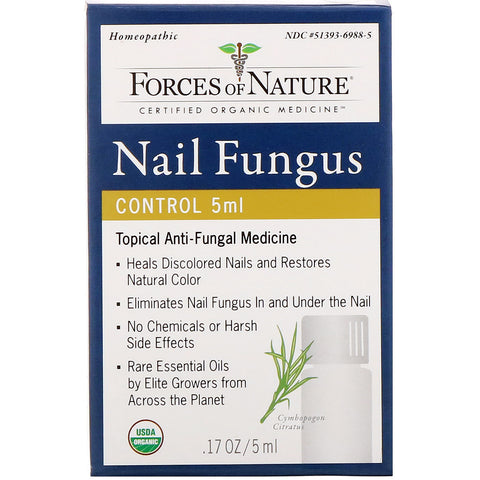 Forces of Nature, Nail Fungus Control, 0.17 oz (5 ml)
