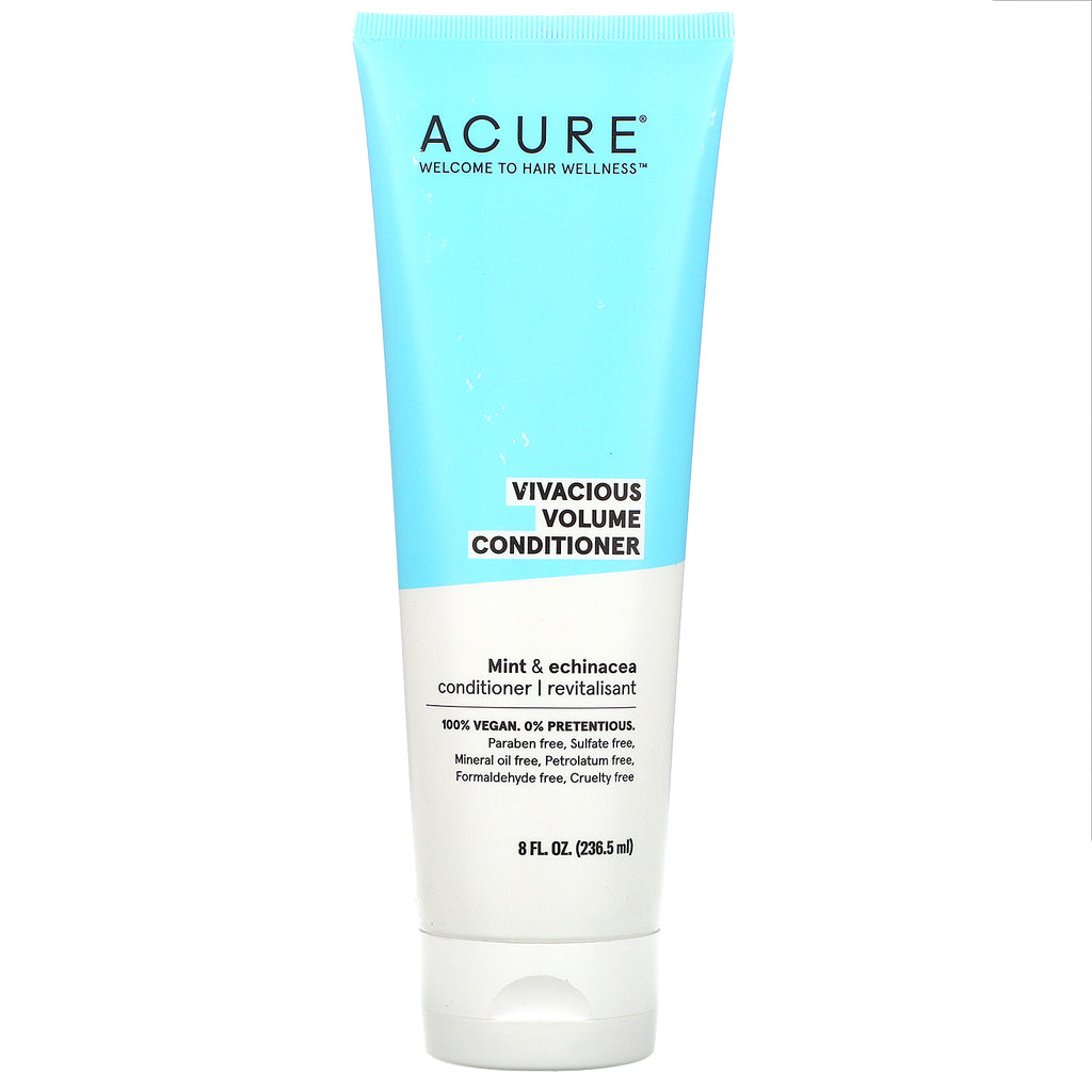 Acure, Vivacious Volume Conditioner, Mint & Echinacea, 8 fl oz (236.5 ml)