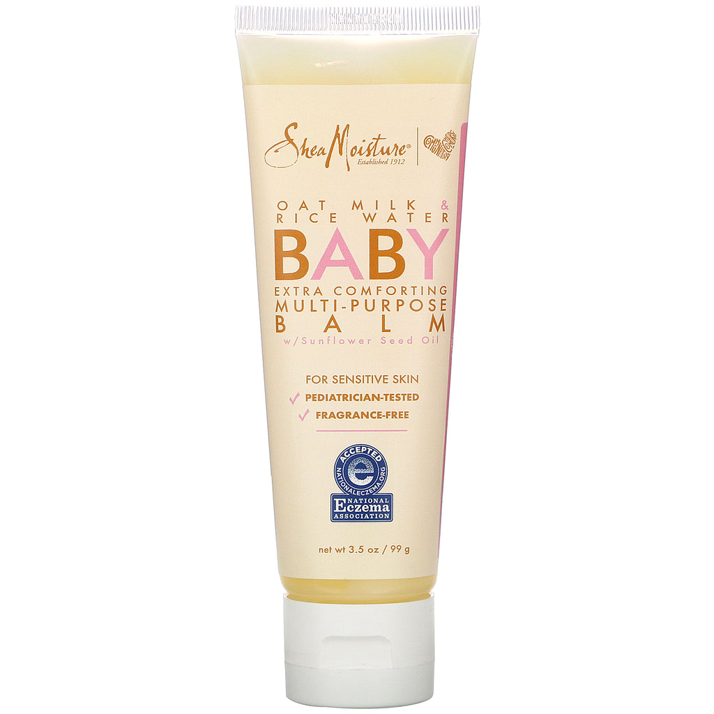 SheaMoisture, Baby Multi-Purpose Balm, Oat Milk & Rice Water,  3.5 oz (99 g)