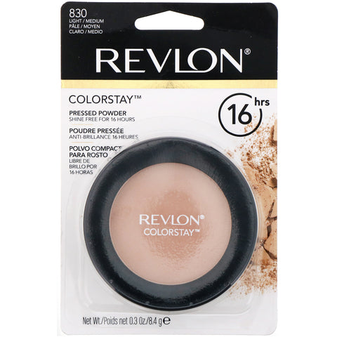 Revlon, Colorstay, Pressed Powder, 830 Light / Medium, .3 oz (8.4 g)