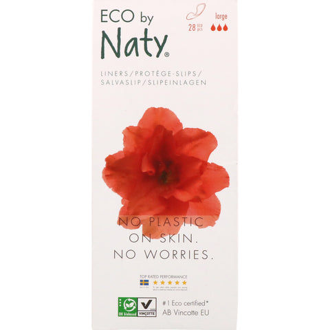 Naty, Panty Liners, Large, 28 Eco Pieces
