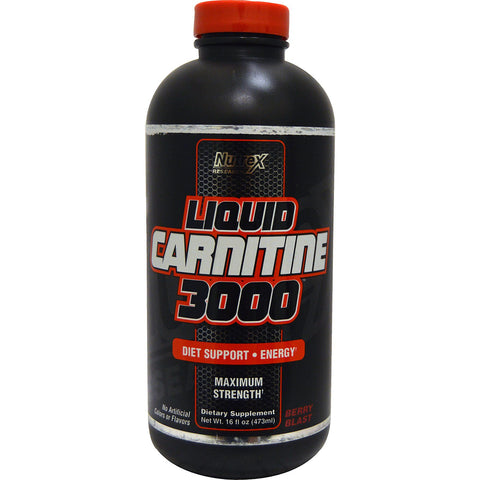 Nutrex Research, Liquid Carnitine 3000, Berry Blast, 16 fl oz (473 ml)