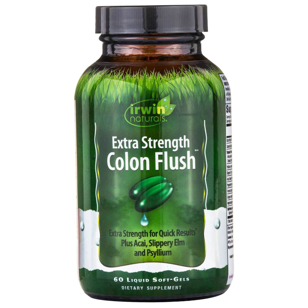 Irwin Naturals, Colon Flush, Extra Strength, 60 Liquid Soft-Gels