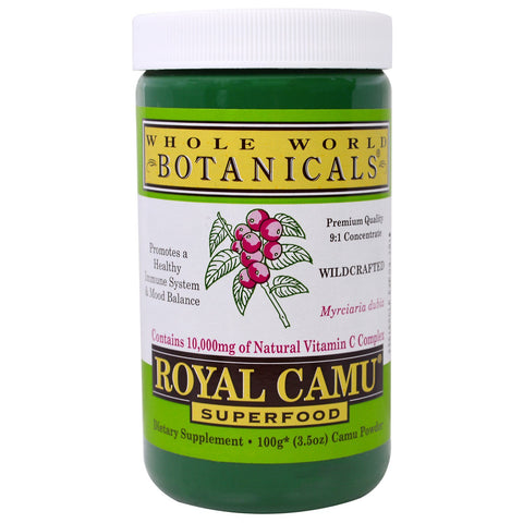 Whole World Botanicals, Royal Camu Powder, 3.5 oz (100 g)