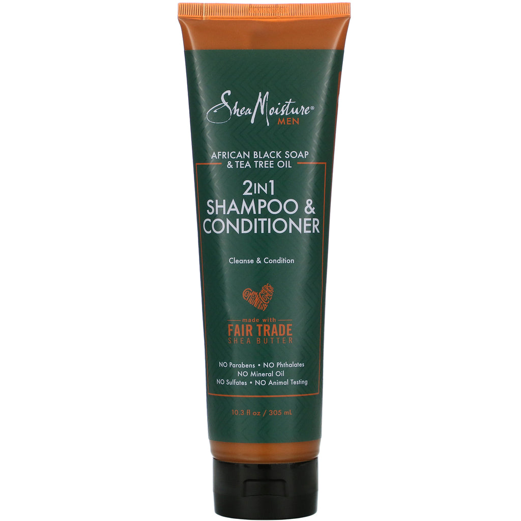 SheaMoisture, Men, 2-in 1 Shampoo & Conditioner, 10.3 fl oz (305 ml)