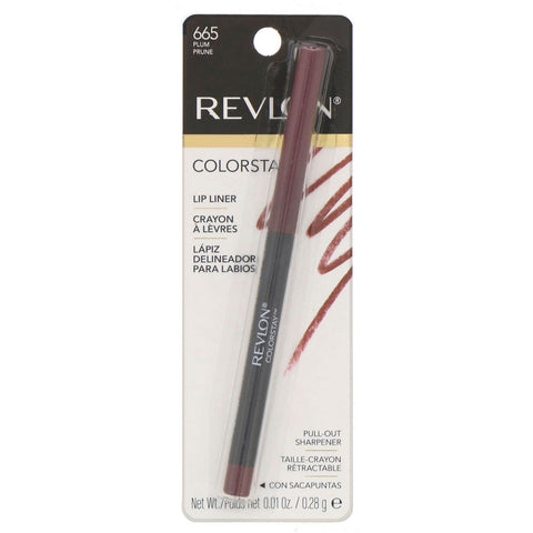 Revlon, Colorstay, Lip Liner, Plum 665, 0.01 oz (0.28 g)