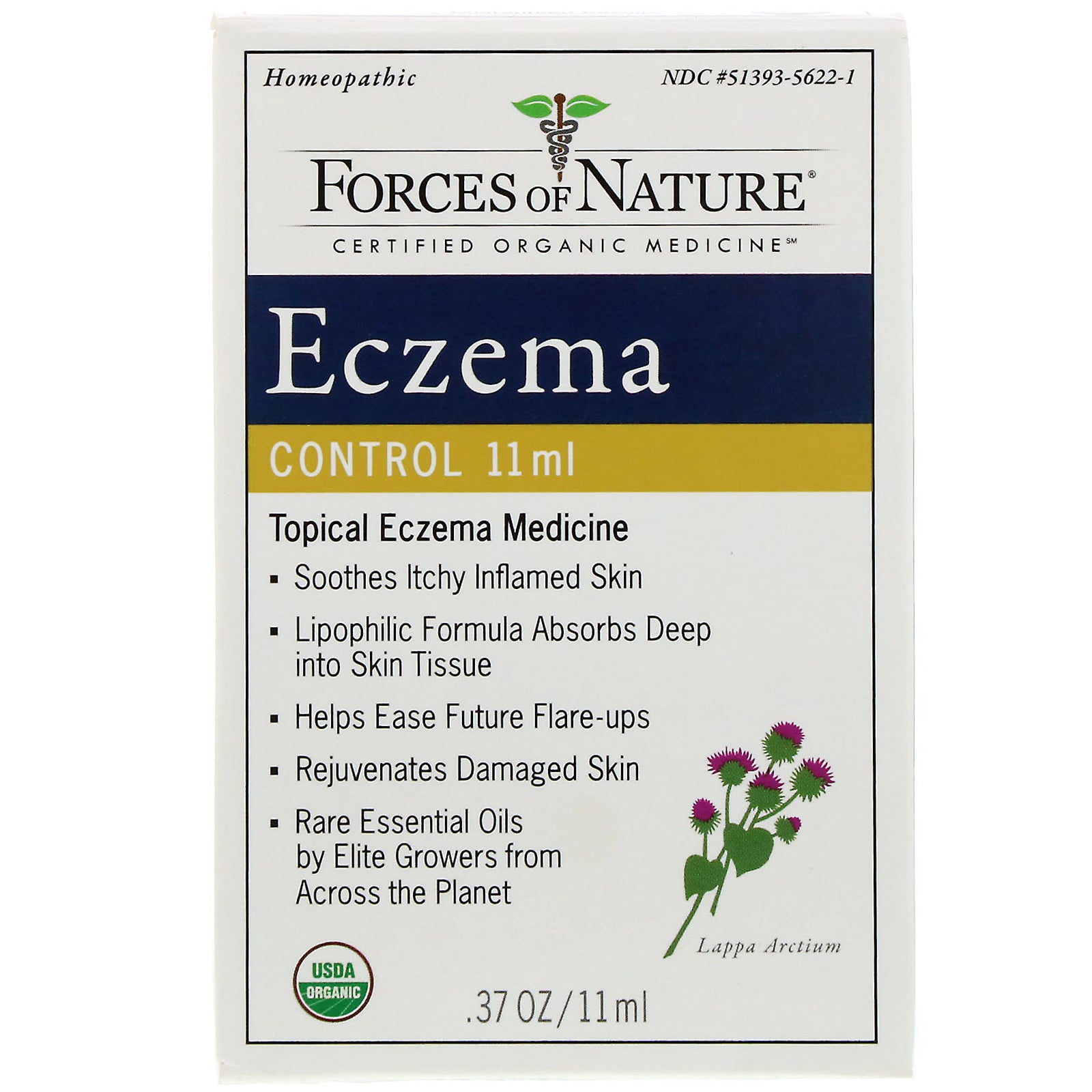 Forces of Nature, Eczema Control, 0.37 oz (11 ml)