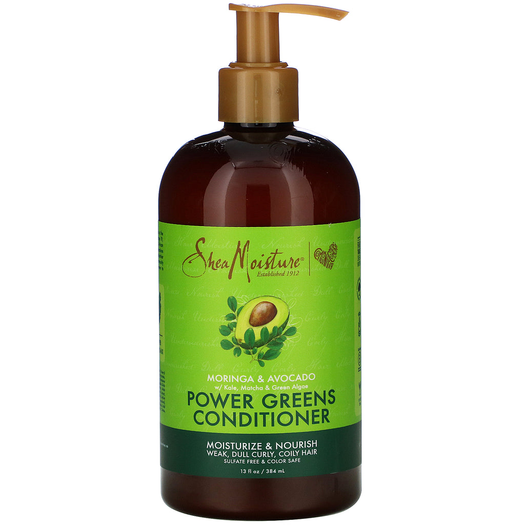 SheaMoisture,  Power Greens Conditioner, Moringa & Avocado,  13 fl oz (384 ml)