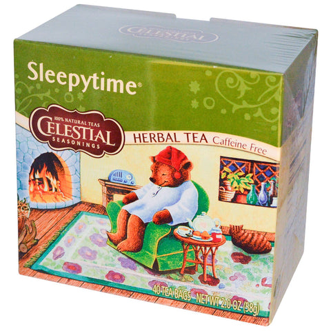 Celestial Seasonings, Herbal Tea, Caffeine Free, Sleepytime, 40 Tea Bags, 2.0 (58 g)