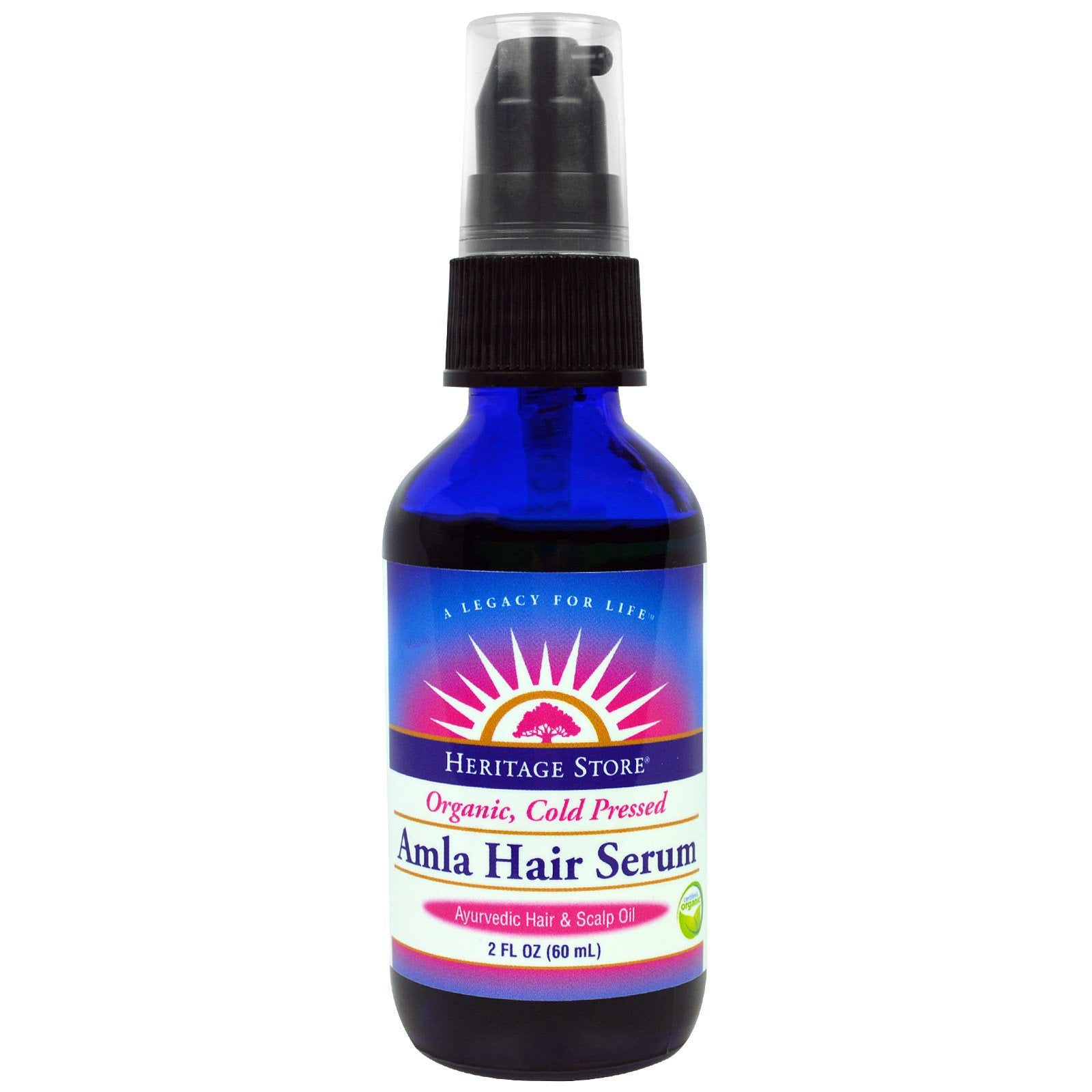 Heritage Store, Organic Cold Pressed, Alma Hair Serum, 2 fl oz (60 ml)