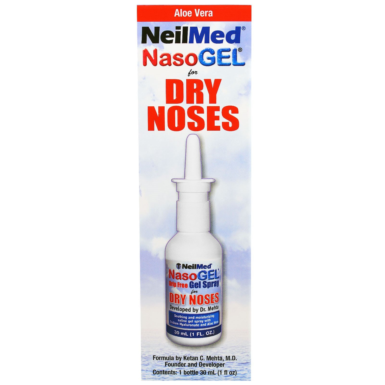 NeilMed, NasoGel, For Dry Noses, 1 Bottle, 1 fl oz (30 ml)