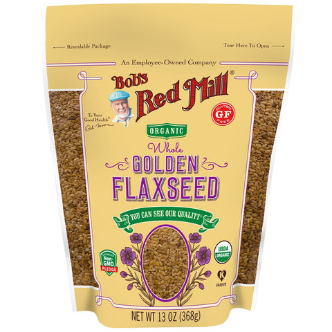 Bob's Red Mill, Organic Whole Golden Flaxseed, 13 oz (368 g)