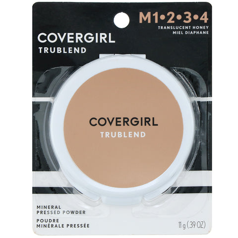 Covergirl, TruBlend, Mineral Pressed Powder, Translucent Honey, .39 oz (11 g)