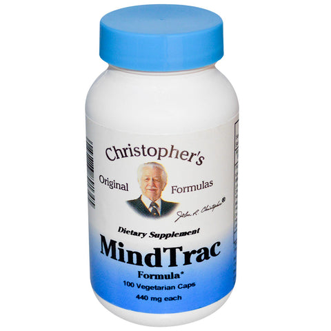 Christopher's Original Formulas, MindTrac Formula, 440 mg, 100 Vegetarian Caps