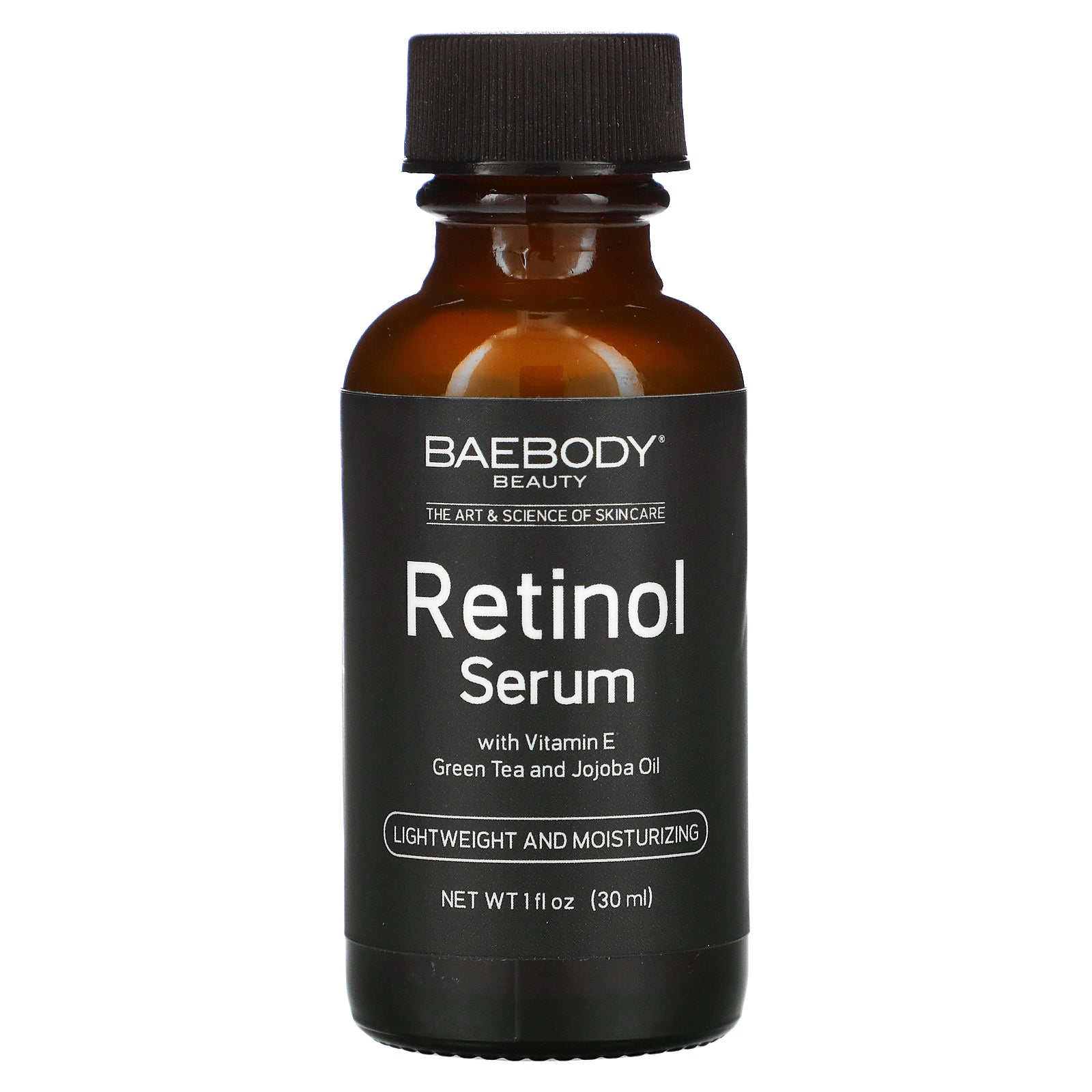 Baebody, Retinol Serum with Vitamin E, Green Tea and Jojoba Oil,  1 fl oz (30 ml)