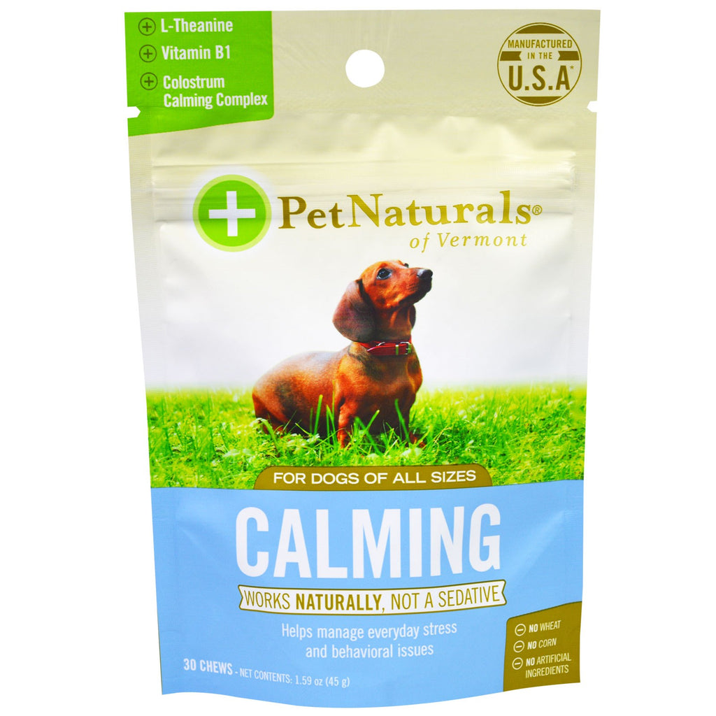 Pet Naturals of Vermont, Calming, For Dogs, 30 Chews, 1.59 oz (45 g)