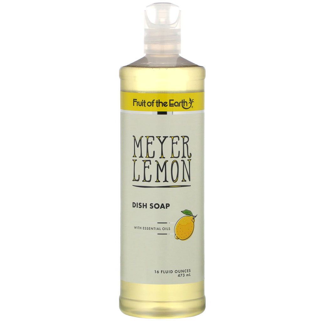 Fruit of the Earth, Meyer Lemon Dish Soap , 16 fl oz (473 ml)