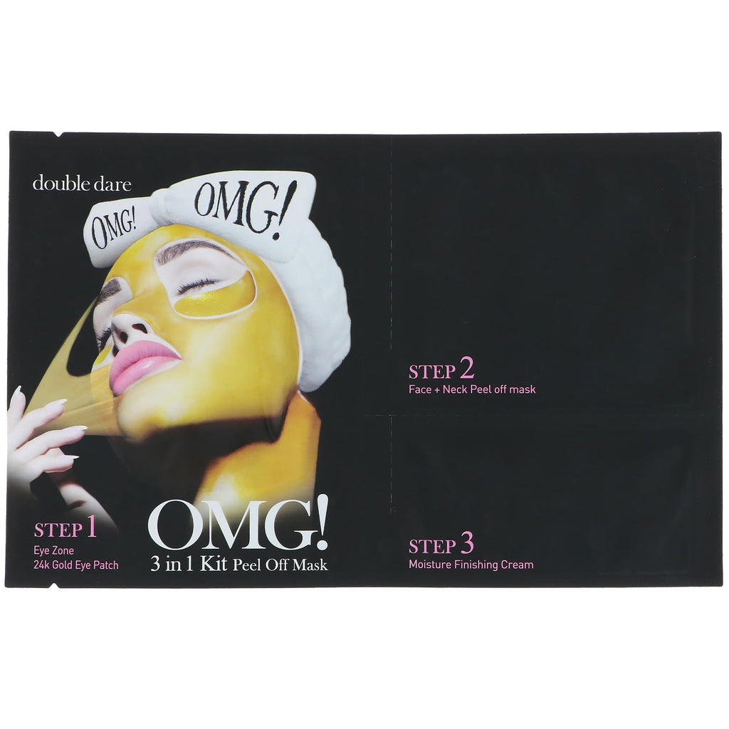 Double Dare, Peel Off Beauty Mask, 3 in 1 Kit