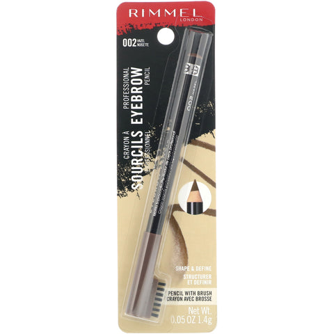 Rimmel London, Professional Eyebrow Pencil, 002 Hazel, .05 oz (1.4 g)