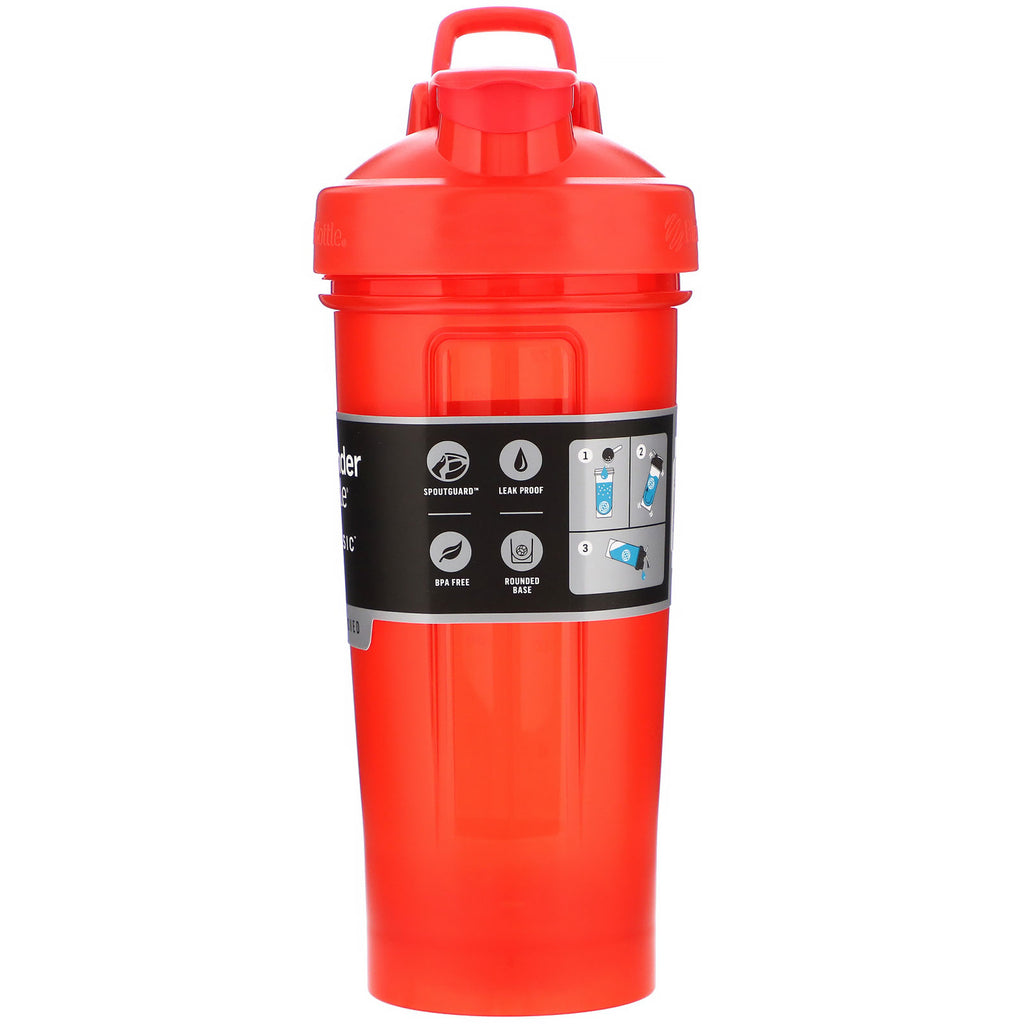Blender Bottle, Classic With Loop, Red, 28 oz (828 ml)