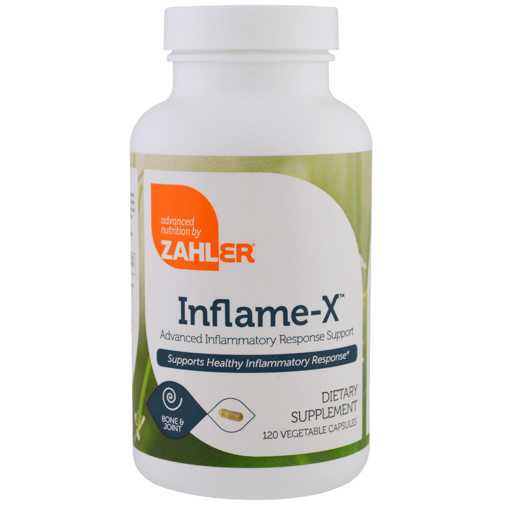 Zahler, Inflame-X, Advanced Inflammatory Response Support, 120 Vegetable Capsules