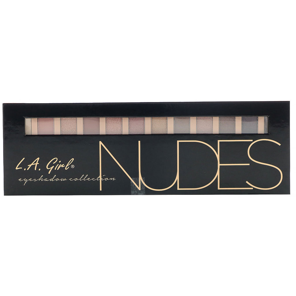 L.A. Girl, Beauty Brick, Nudes Eyeshadow Palette, 0.42 oz (12 g)