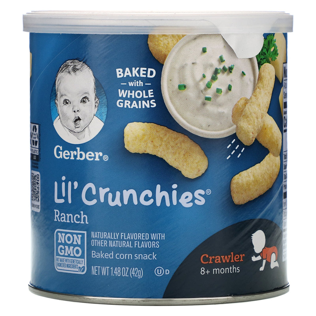 Gerber, Lil' Crunchies, 8+ Months, Ranch, 1.48 oz (42 g)