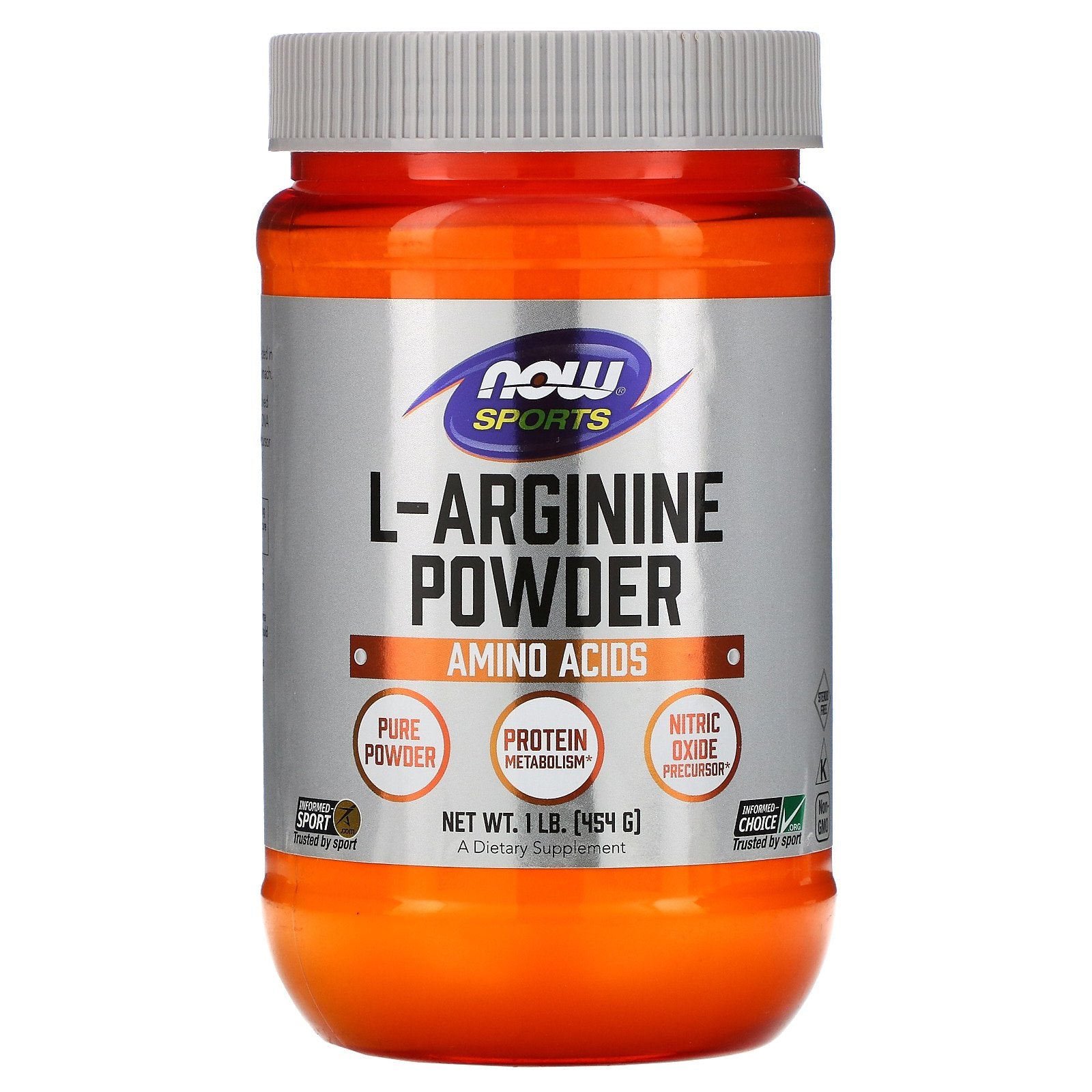 Now Foods, Sports, L-Arginine Powder, 1 lb (454 g)