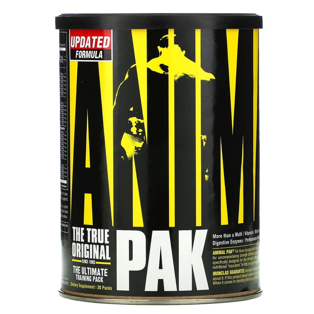 Universal Nutrition, Animal Pak, The Ultimate Training Pack, 30 Packs