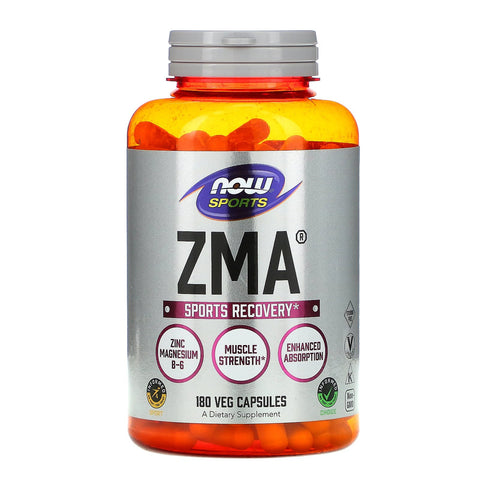 Now Foods, Sports, ZMA, Sports Recovery, 180 Veg Capsules