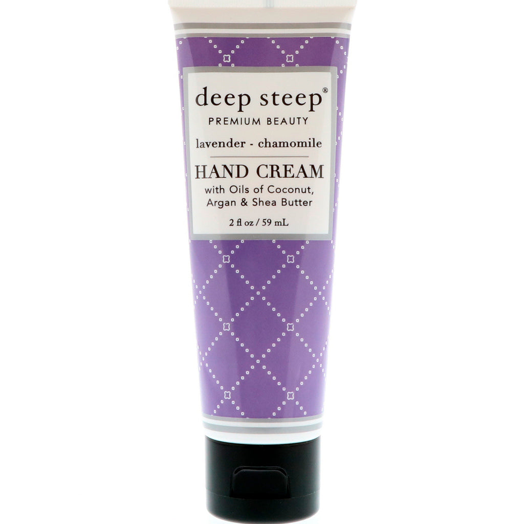 Deep Steep, Hand Cream, Lavender Chamomile, 2 fl oz (59 ml)