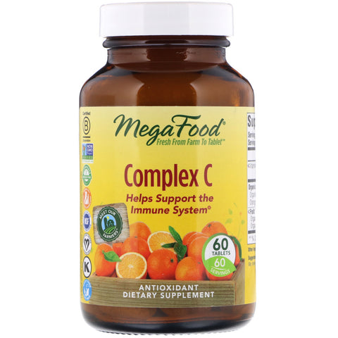 MegaFood, Complex C, 60 Tablets