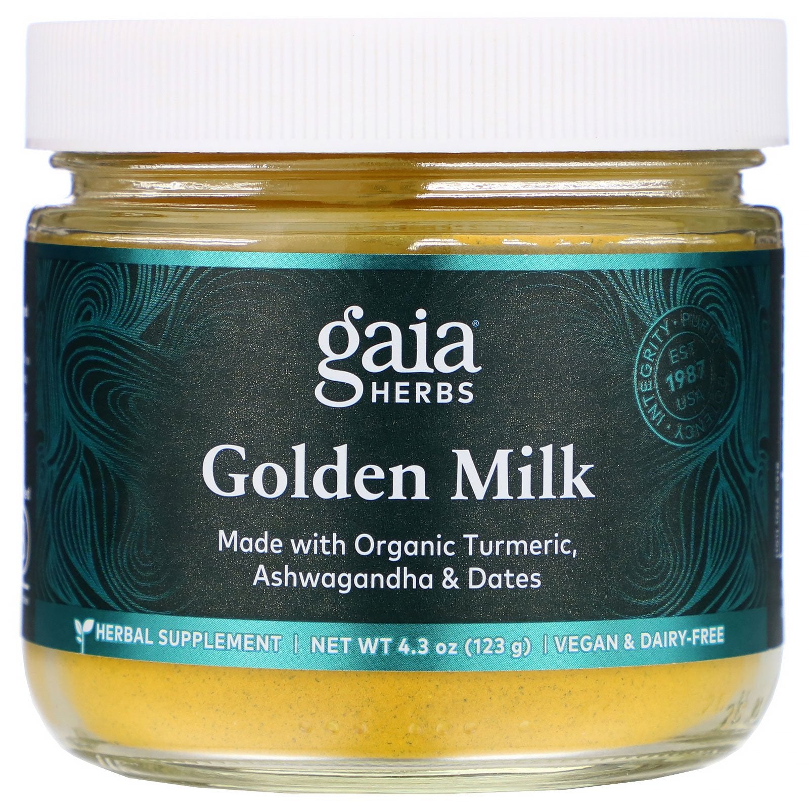Gaia Herbs, Golden Milk, 4.3 oz (123 g)