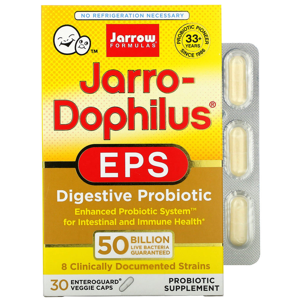 Jarrow Formulas, Jarro-Dophilus EPS, 50 Billion, 30 Enteroguard Veggie Caps