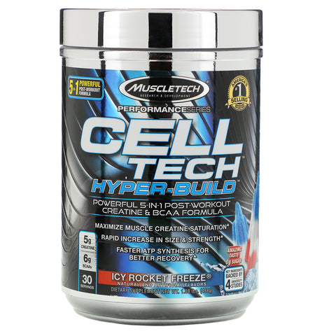 Muscletech, Performance Series, CELL-TECH HYPER-BUILD, Icy Rocket Freeze, 1.08 lbs (488 g)