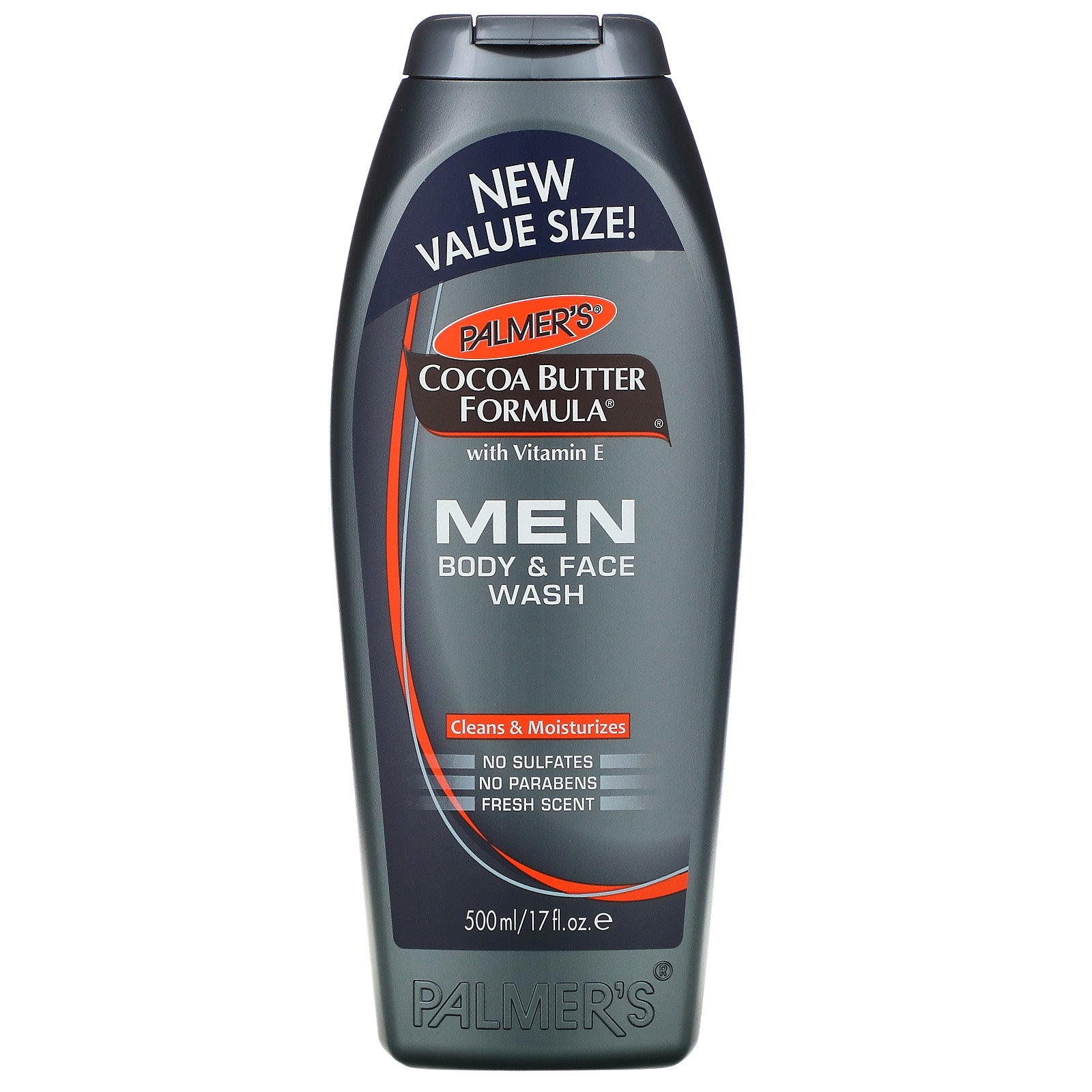 Palmer's, Cocoa Butter Formula, Men Body & Face Wash, Fresh Scent, 17 fl oz (500 ml)