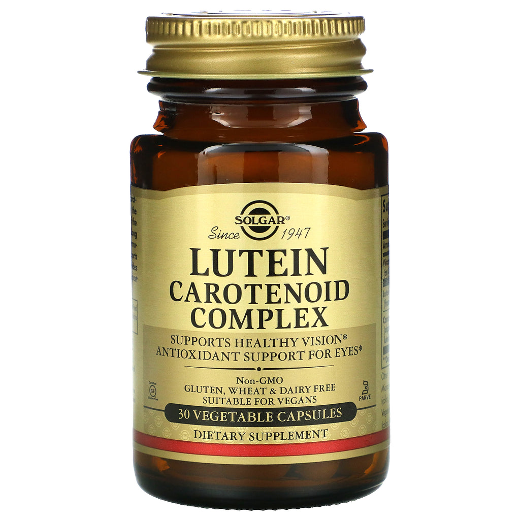 Solgar, Lutein Carotenoid Complex, 30 Vegetable Capsules