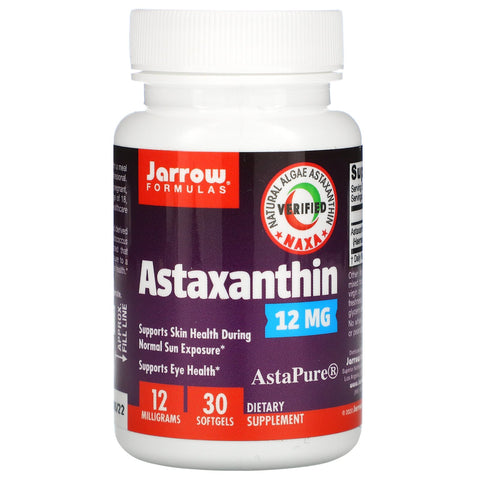 Jarrow Formulas, Astaxanthin, 12 mg, 30 Softgels